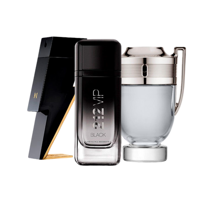 BAD BOY, 212 VIP BLACK, PACO RABANNE INVICTUS