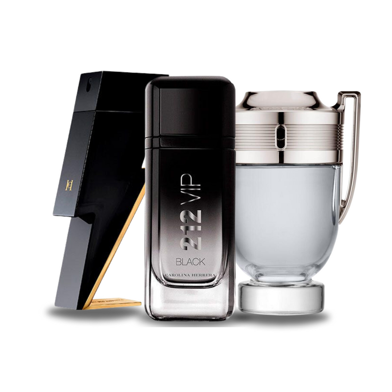 SET: BAD BOY, 212 VIP BLACK, PACO RABANNE INVICTUS