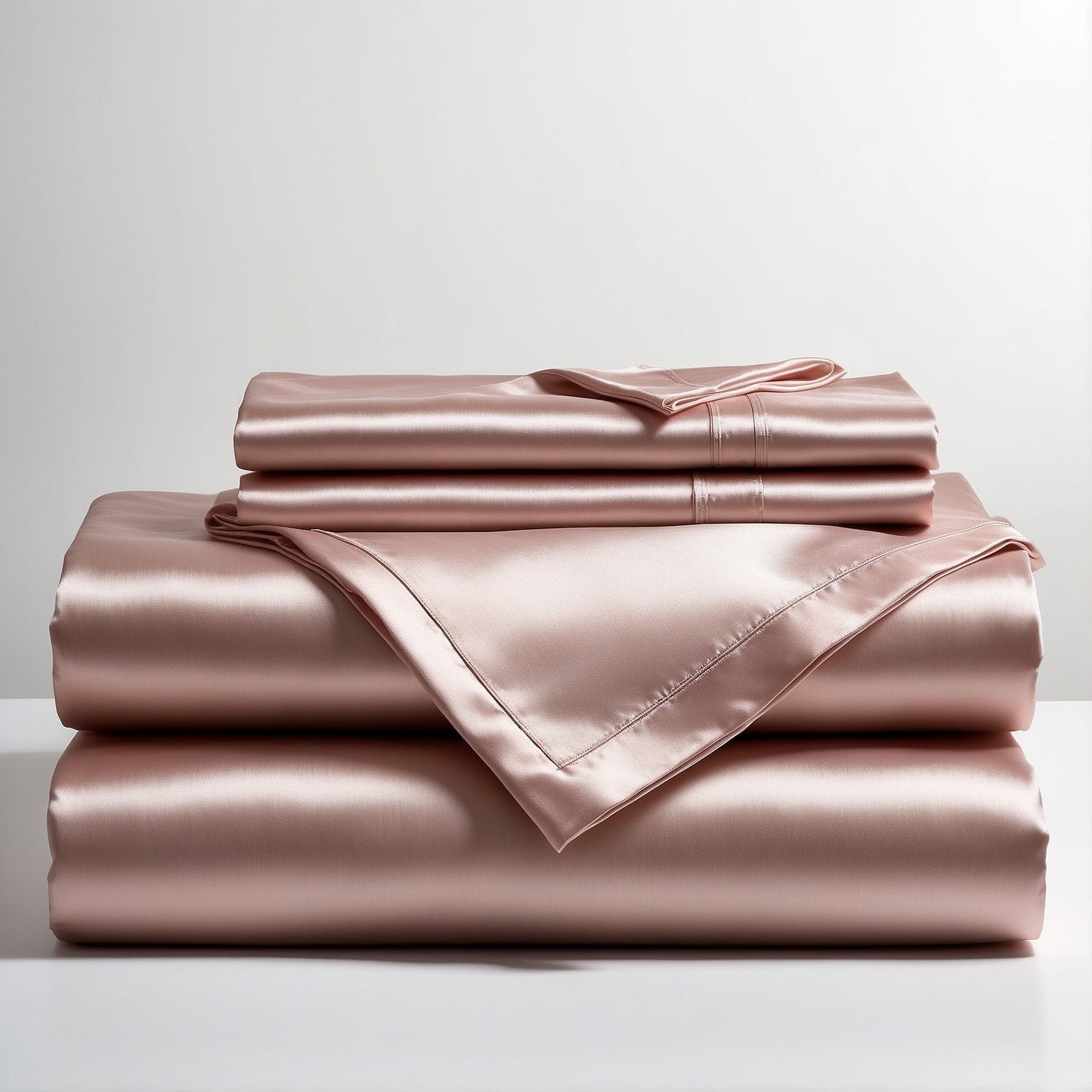 SET DI 4 PEZZI PER LETTO DI LUSSO IN SETA EGIZIANA